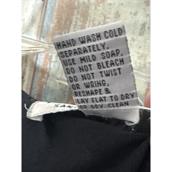 The Works Saks 5th Avenue Black Silk Women’s Shirt L - Picture 4 of 7